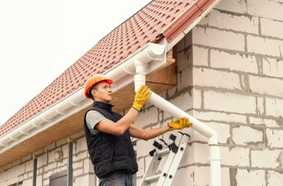 Pose et remplacement de gouttières à Vermand